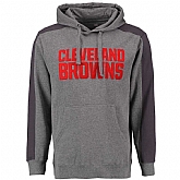 Men's Cleveland Browns NFL Pro Line Westview Pullover Hoodie Gray,baseball caps,new era cap wholesale,wholesale hats